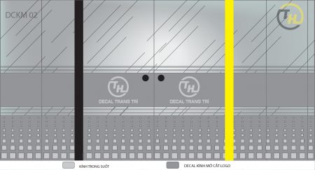 Decal kính mờ - DCKM02
