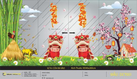 Decal trang trí Tết - DCT01