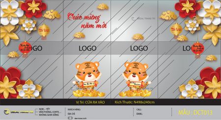 Decal trang trí Tết- DCT013