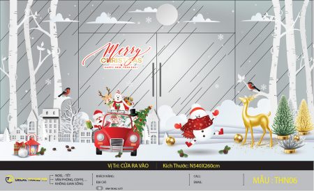 Decal trang trí Noel - THN06